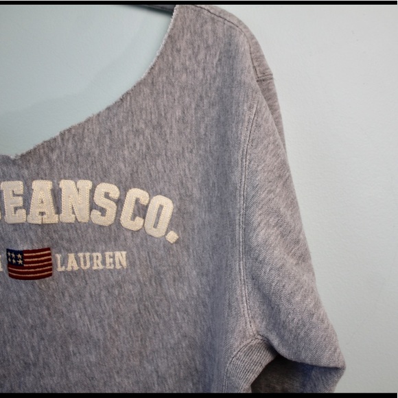 SOLD Ralph Lauren Jeans | Cropped Sweatshirt - Picture 3 of 5